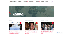 Desktop Screenshot of cabras.org